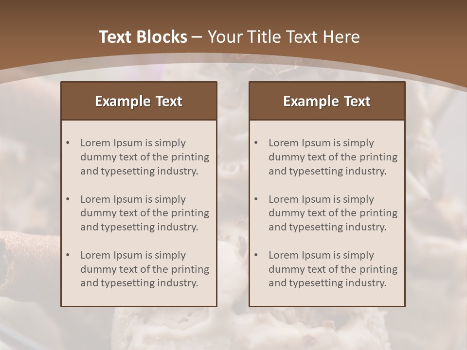 Dessert Culinary Menu PowerPoint Template