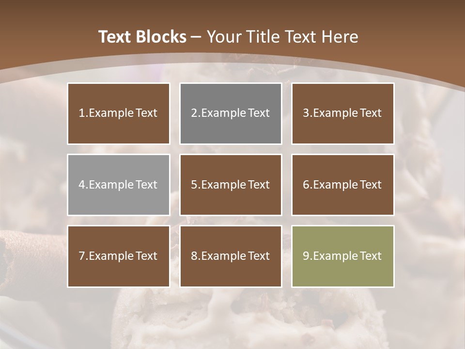 Dessert Culinary Menu PowerPoint Template