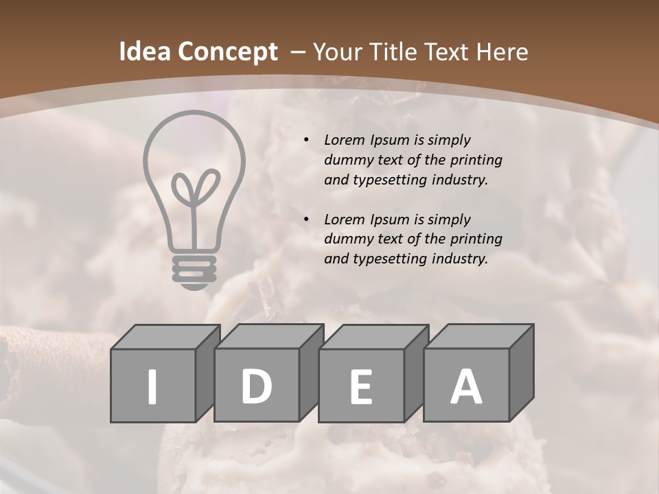 Dessert Culinary Menu PowerPoint Template