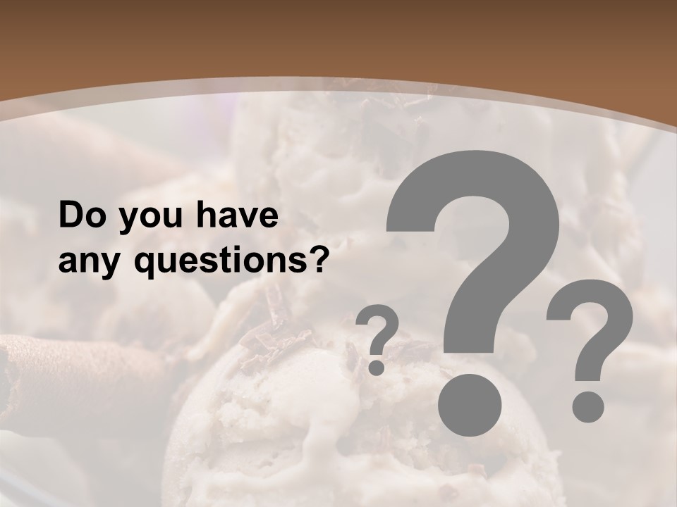 Dessert Culinary Menu PowerPoint Template