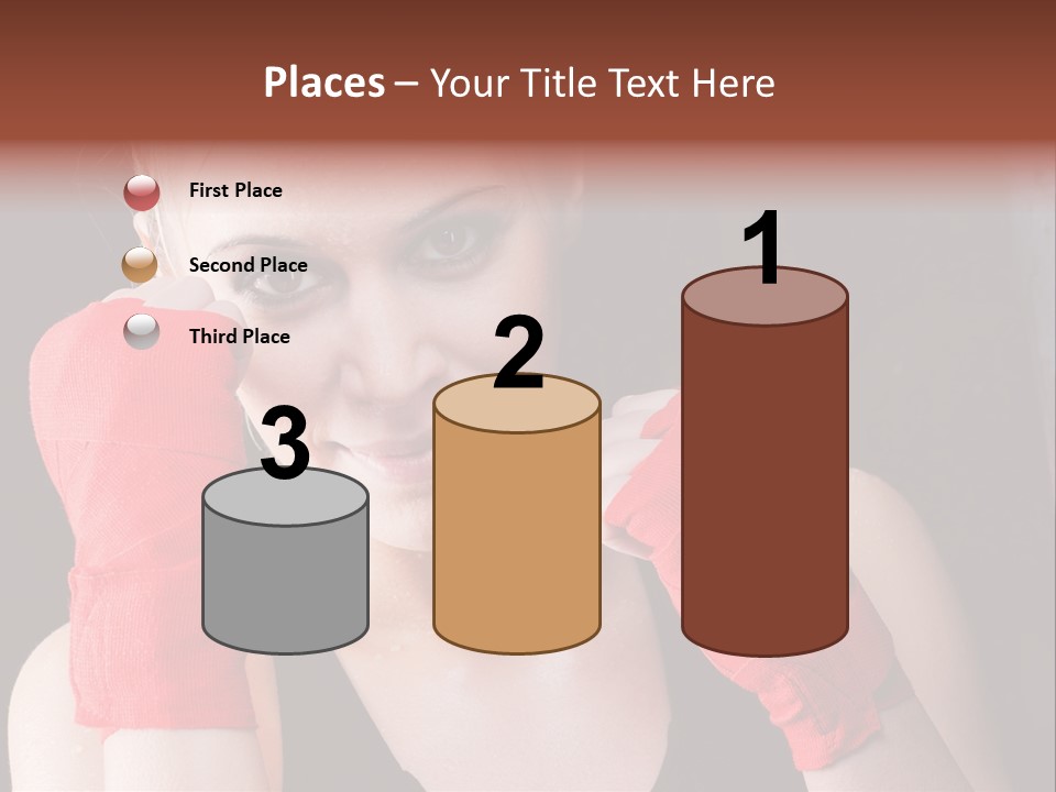 Practicing Athlete Sweating PowerPoint Template