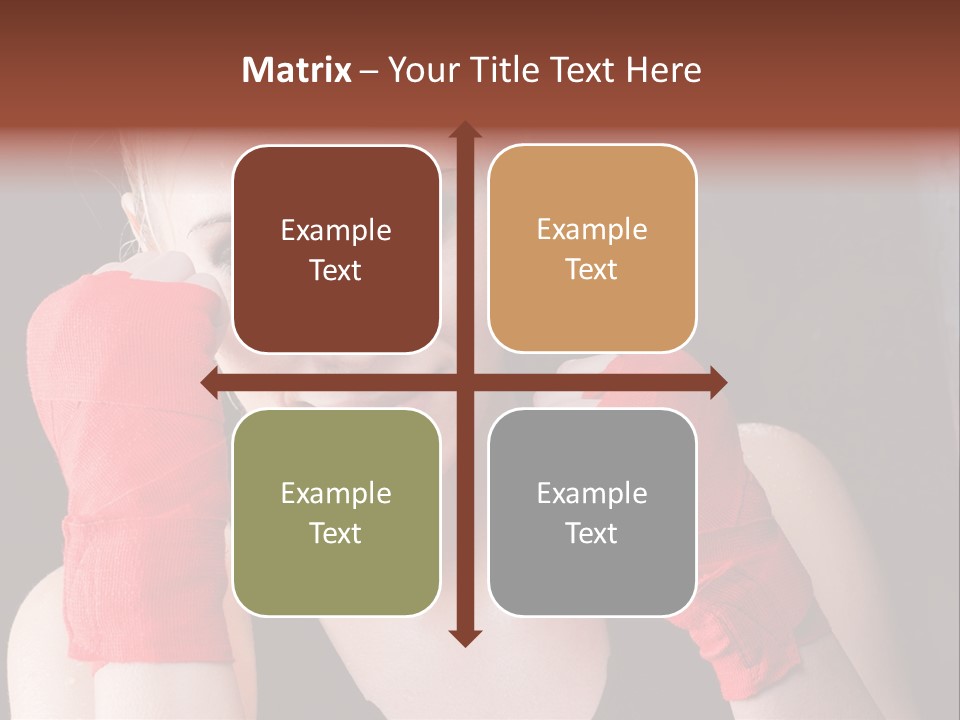 Practicing Athlete Sweating PowerPoint Template