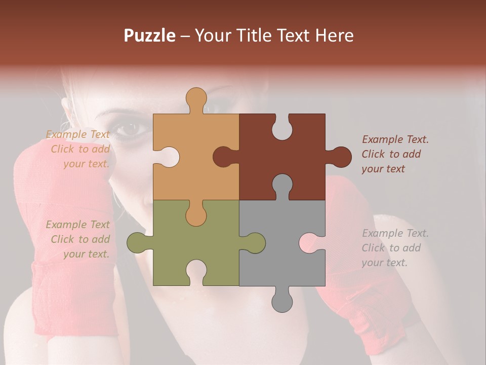 Practicing Athlete Sweating PowerPoint Template