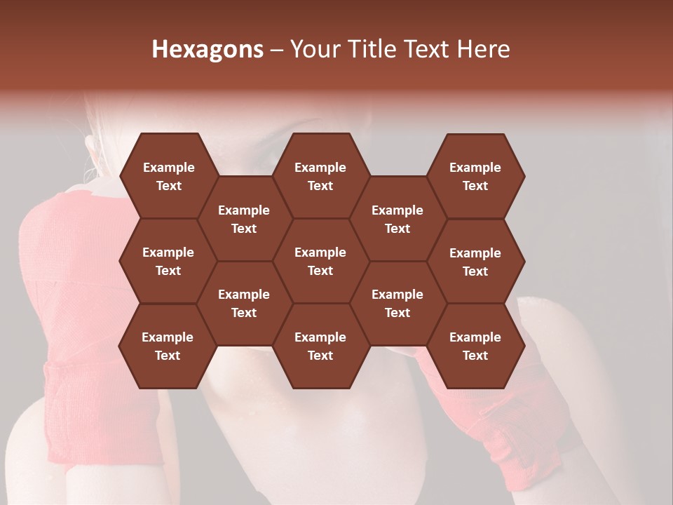 Practicing Athlete Sweating PowerPoint Template