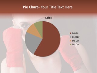 Practicing Athlete Sweating PowerPoint Template