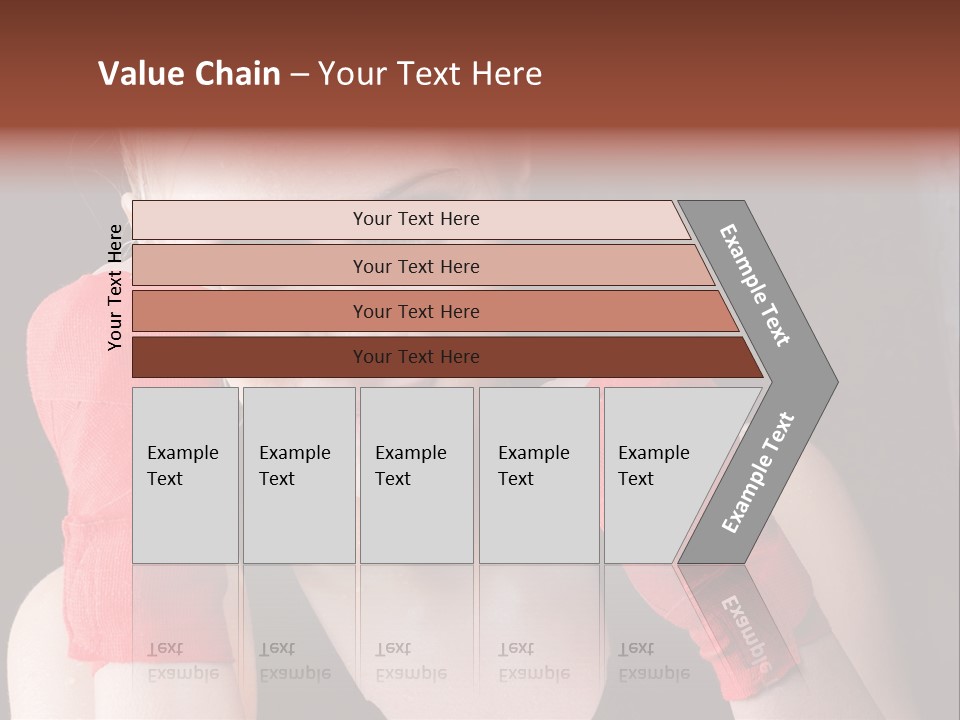 Practicing Athlete Sweating PowerPoint Template