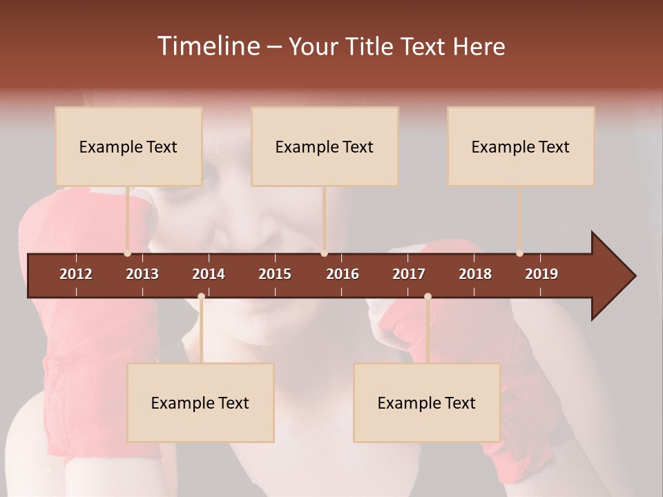 Practicing Athlete Sweating PowerPoint Template