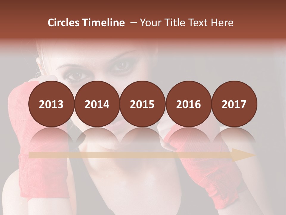 Practicing Athlete Sweating PowerPoint Template