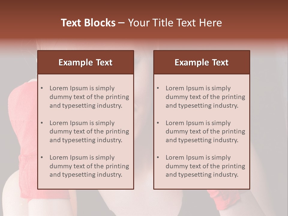 Practicing Athlete Sweating PowerPoint Template
