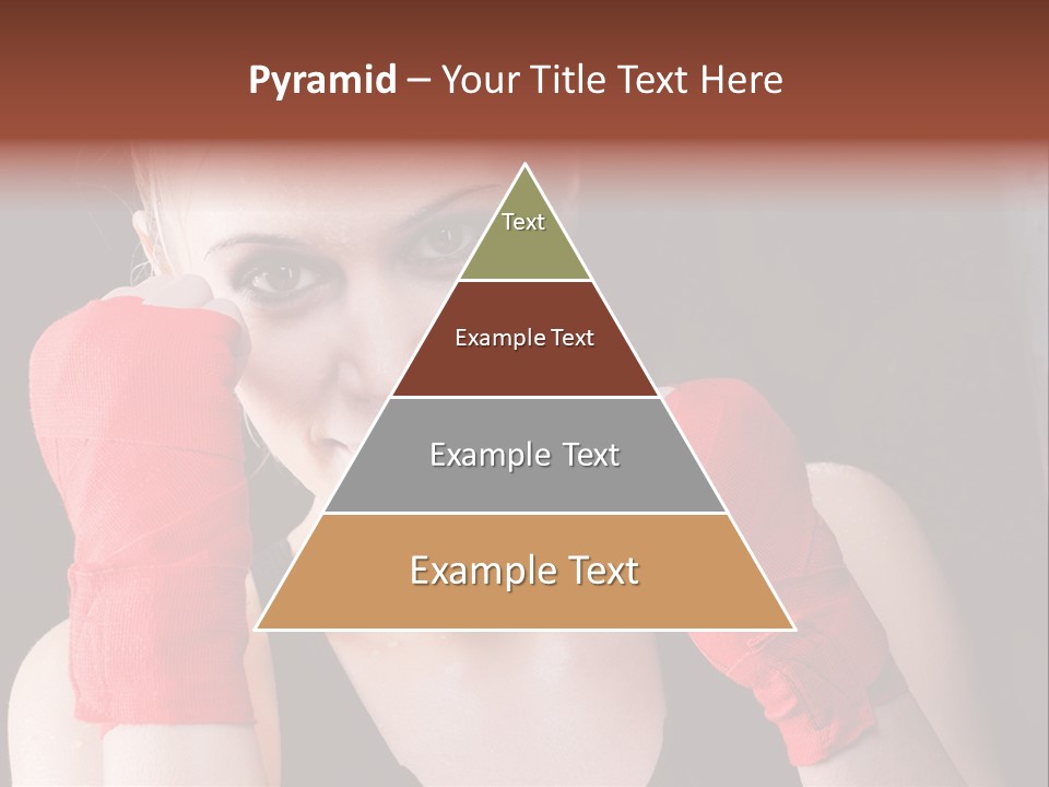 Practicing Athlete Sweating PowerPoint Template