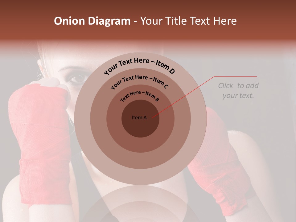 Practicing Athlete Sweating PowerPoint Template