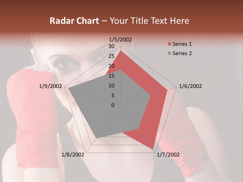 Practicing Athlete Sweating PowerPoint Template