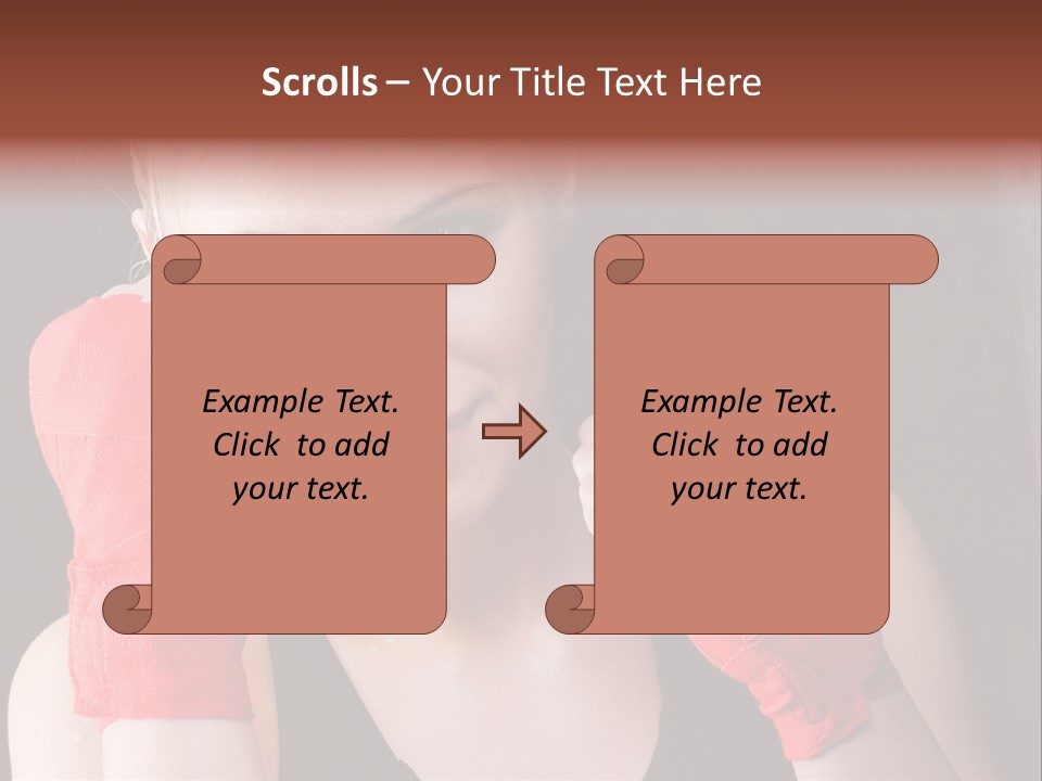 Practicing Athlete Sweating PowerPoint Template