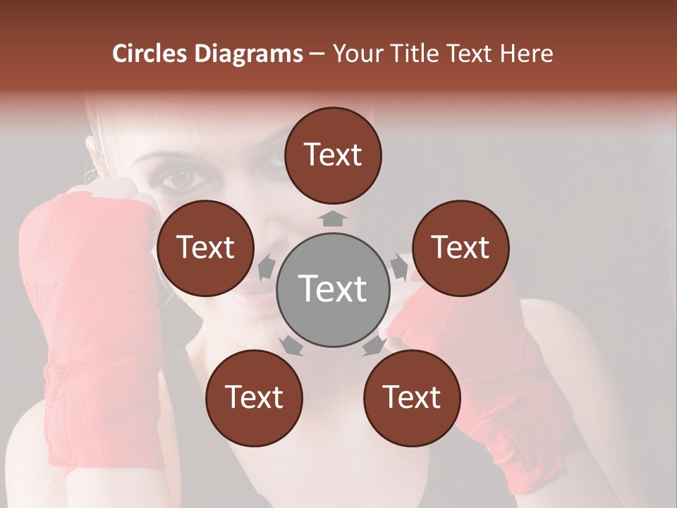 Practicing Athlete Sweating PowerPoint Template