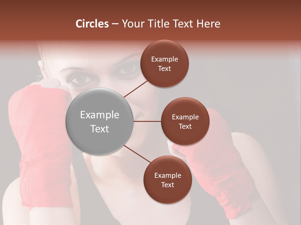 Practicing Athlete Sweating PowerPoint Template