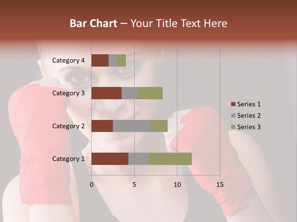 Practicing Athlete Sweating PowerPoint Template