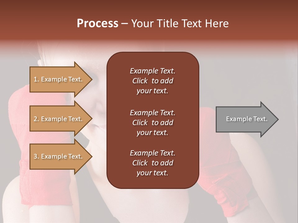 Practicing Athlete Sweating PowerPoint Template