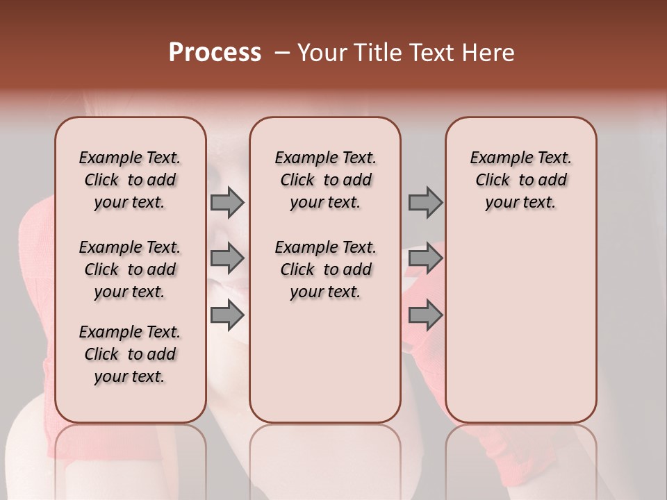Practicing Athlete Sweating PowerPoint Template
