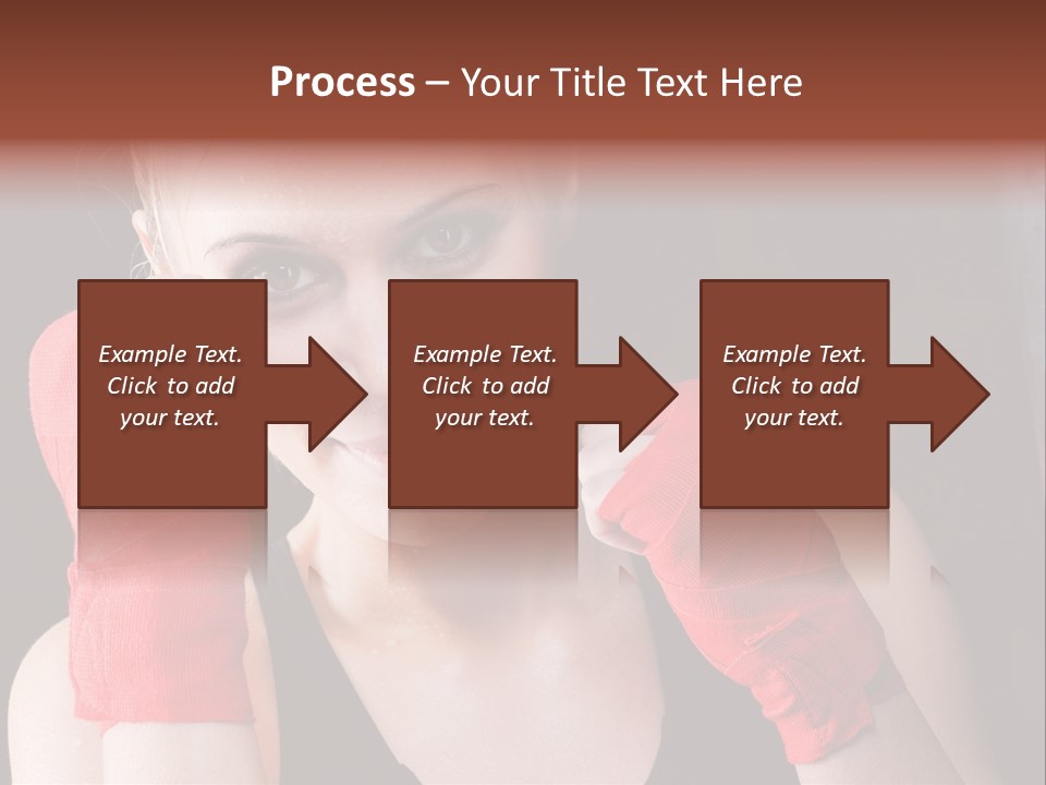Practicing Athlete Sweating PowerPoint Template