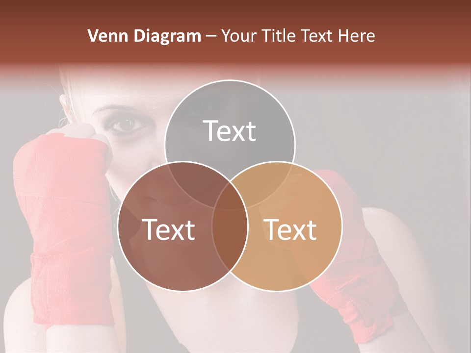 Practicing Athlete Sweating PowerPoint Template