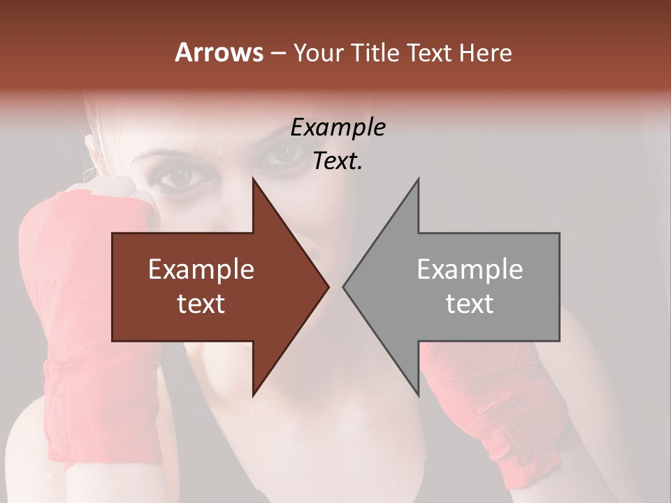 Practicing Athlete Sweating PowerPoint Template