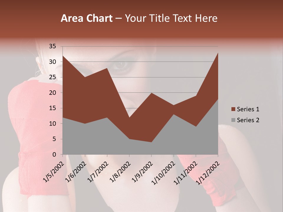 Practicing Athlete Sweating PowerPoint Template
