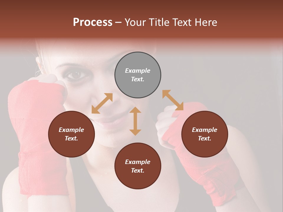 Practicing Athlete Sweating PowerPoint Template