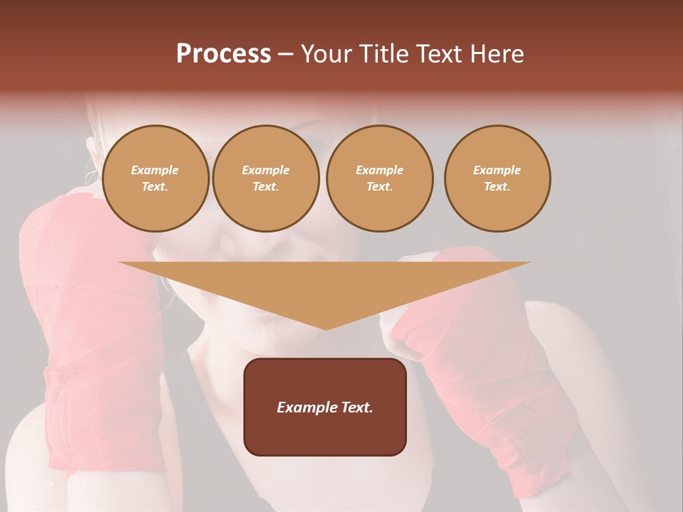 Practicing Athlete Sweating PowerPoint Template