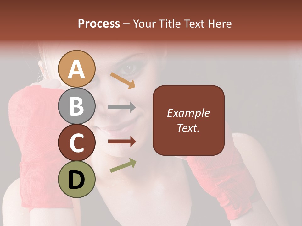 Practicing Athlete Sweating PowerPoint Template