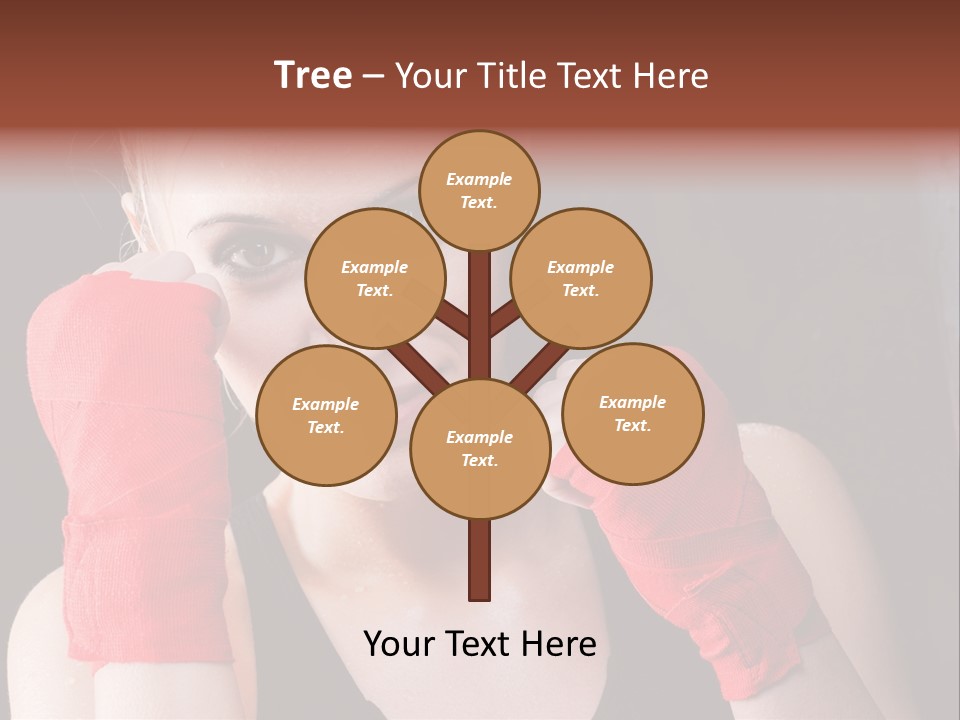 Practicing Athlete Sweating PowerPoint Template