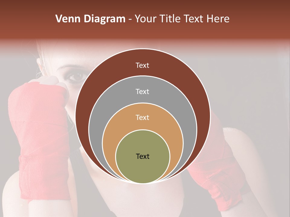 Practicing Athlete Sweating PowerPoint Template