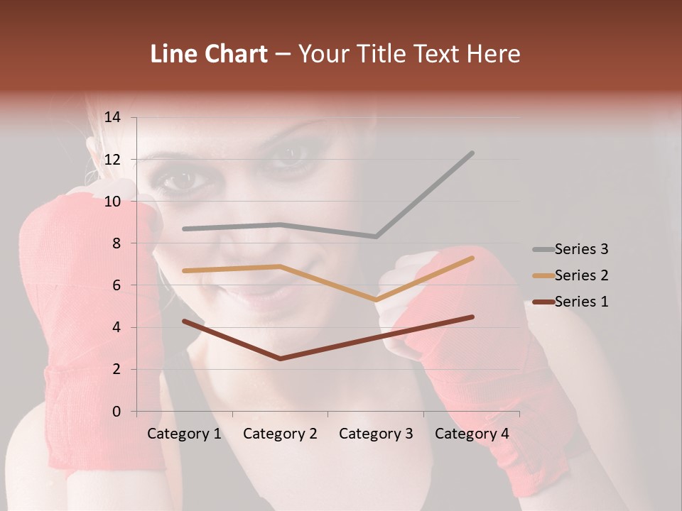Practicing Athlete Sweating PowerPoint Template