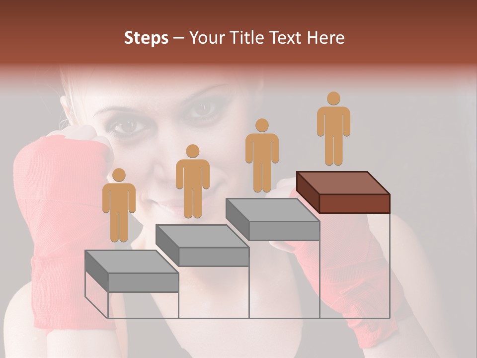 Practicing Athlete Sweating PowerPoint Template