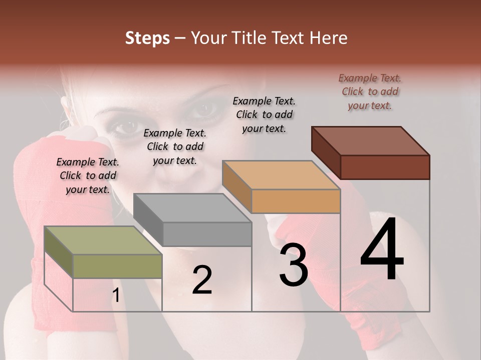 Practicing Athlete Sweating PowerPoint Template