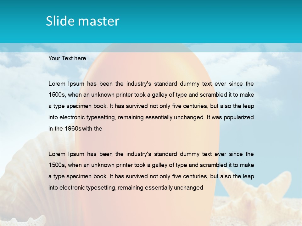 Packaging Sunscreen Solar PowerPoint Template