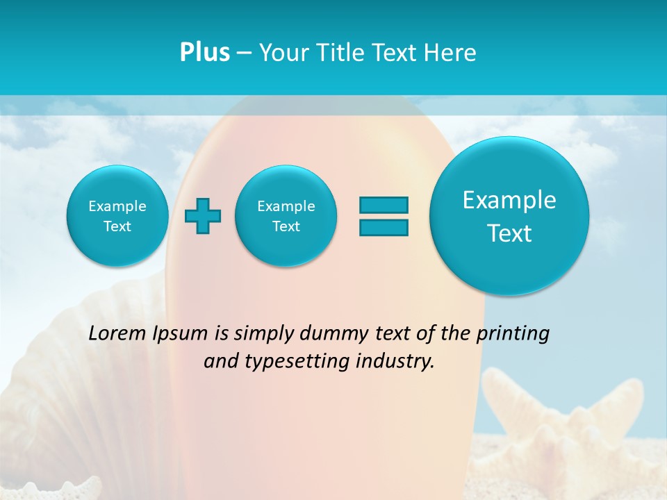 Packaging Sunscreen Solar PowerPoint Template