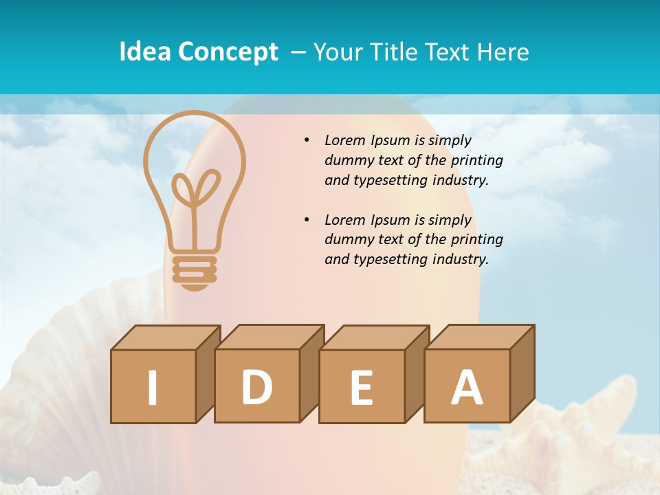Packaging Sunscreen Solar PowerPoint Template