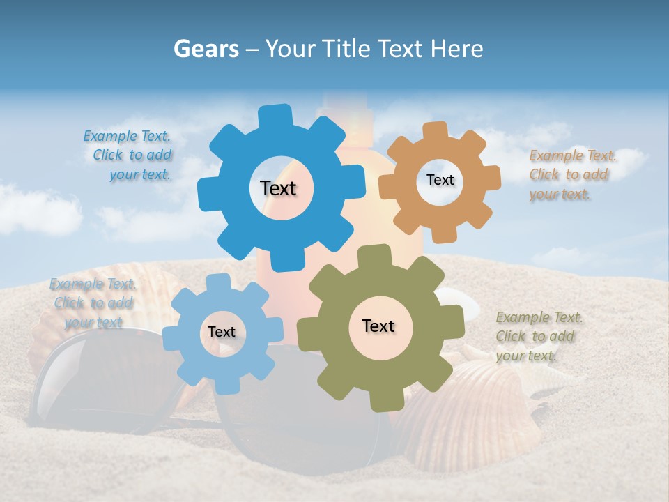 Background Hygiene Bottle PowerPoint Template