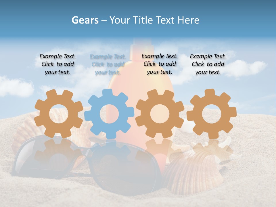 Background Hygiene Bottle PowerPoint Template