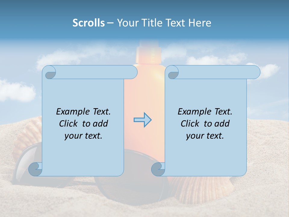 Background Hygiene Bottle PowerPoint Template
