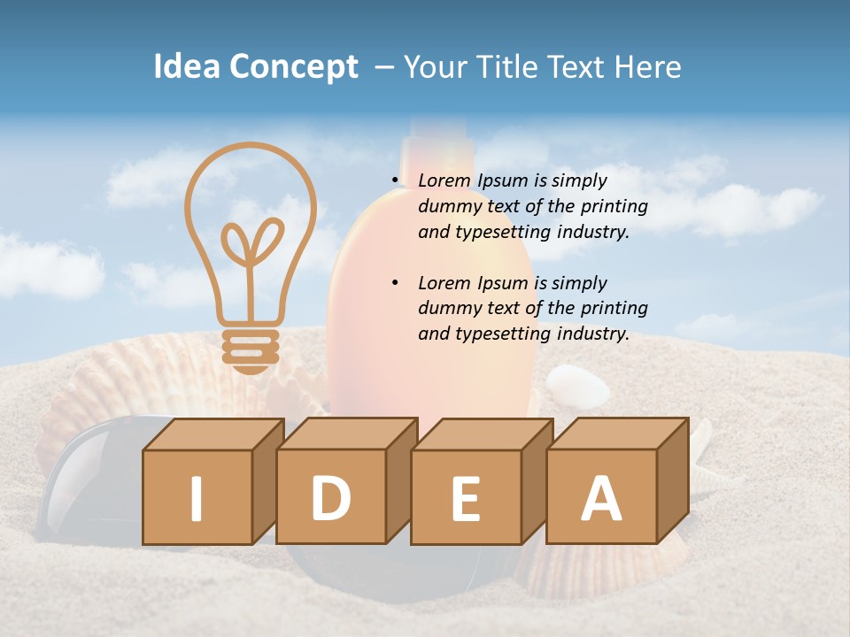 Background Hygiene Bottle PowerPoint Template