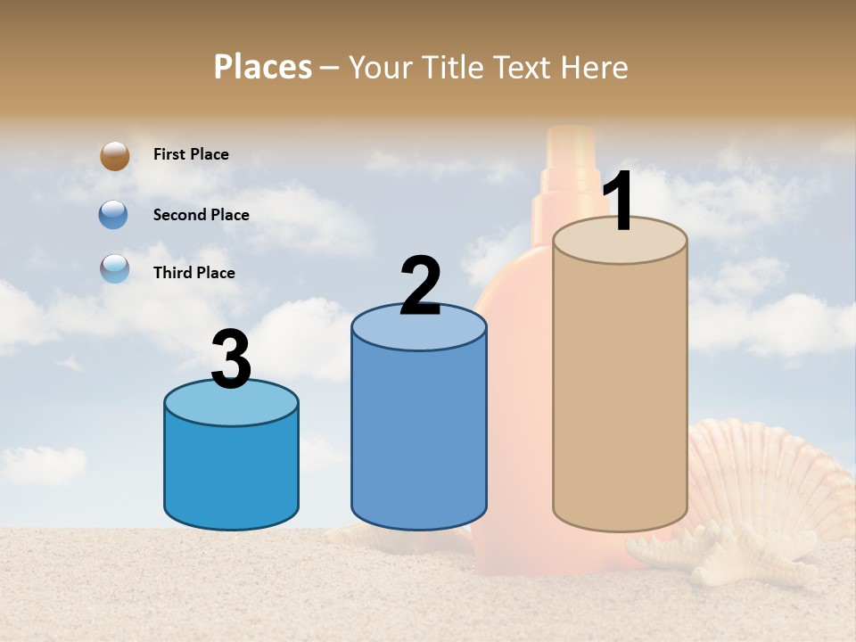 Sunscreen Cream Summer PowerPoint Template