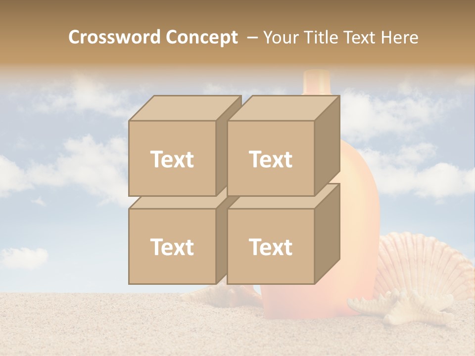 Sunscreen Cream Summer PowerPoint Template