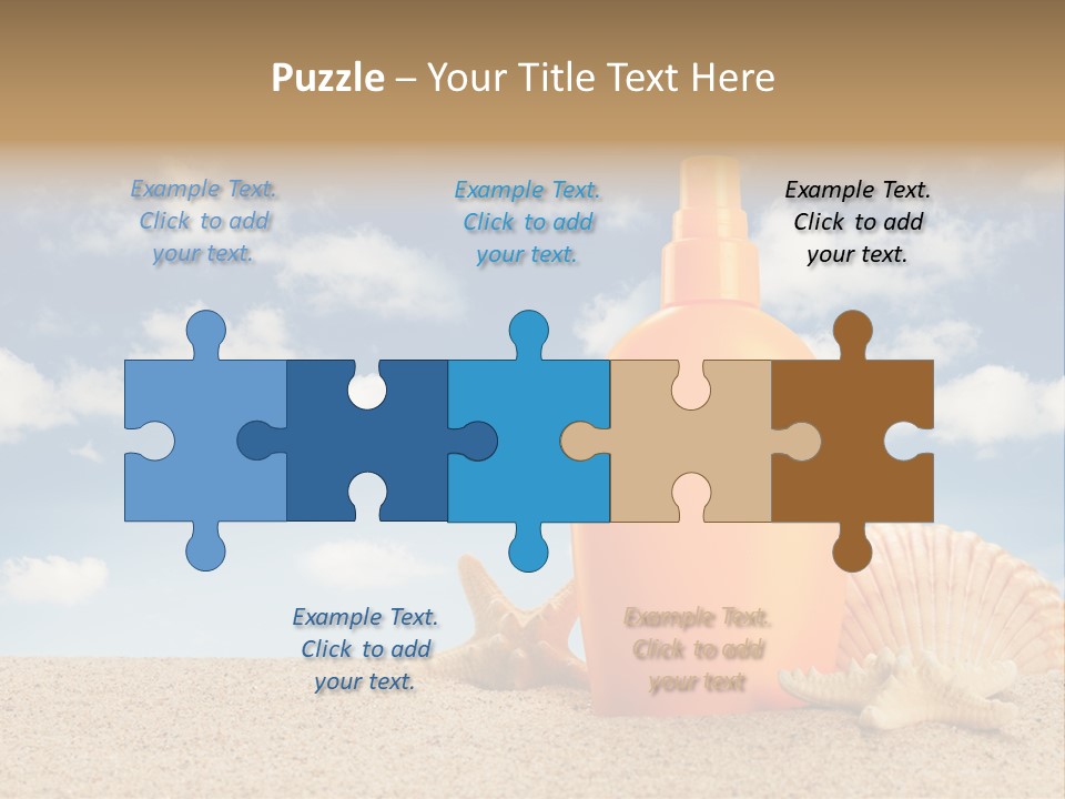 Sunscreen Cream Summer PowerPoint Template