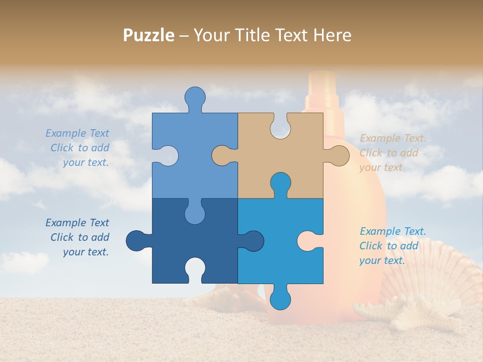 Sunscreen Cream Summer PowerPoint Template