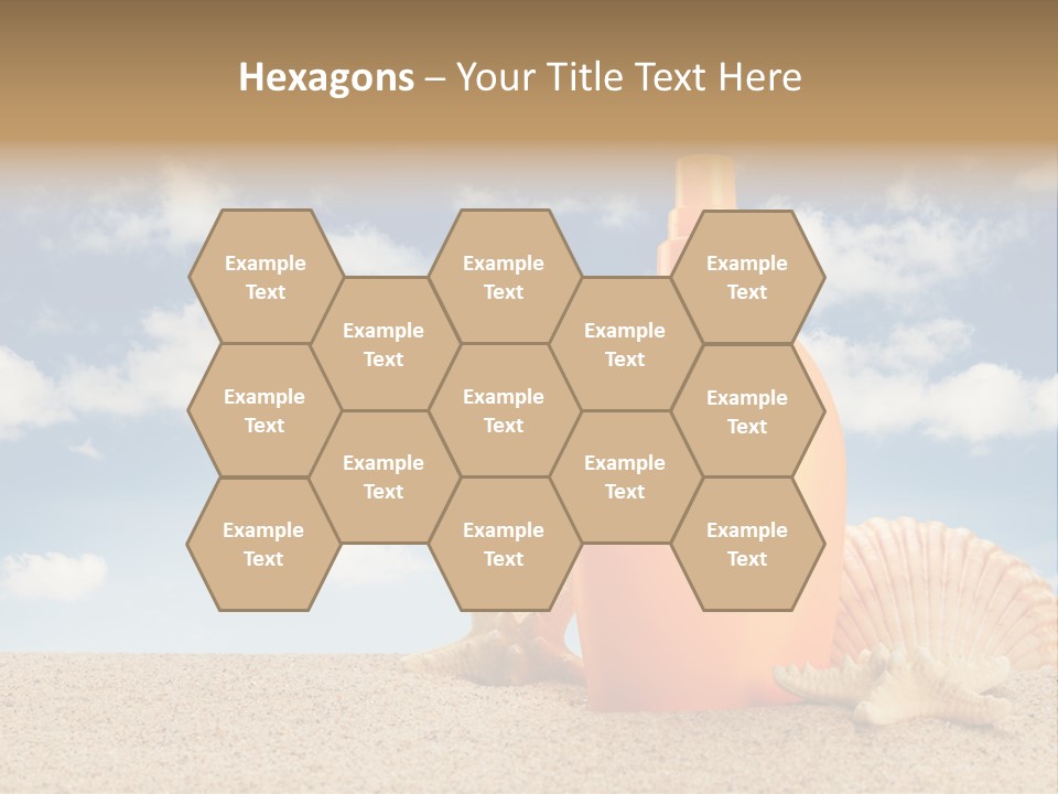 Sunscreen Cream Summer PowerPoint Template