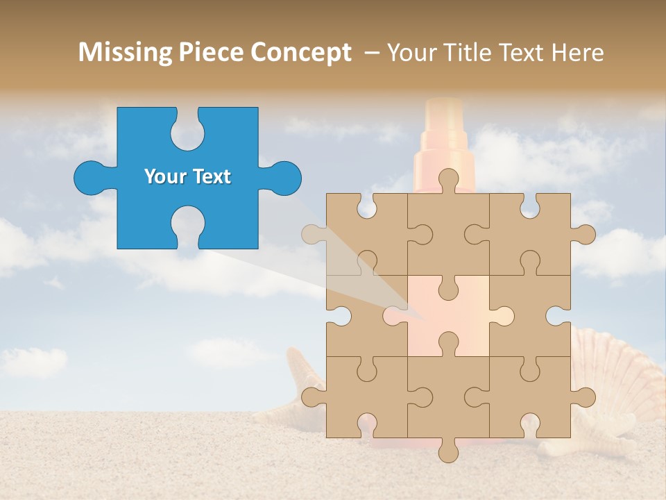 Sunscreen Cream Summer PowerPoint Template