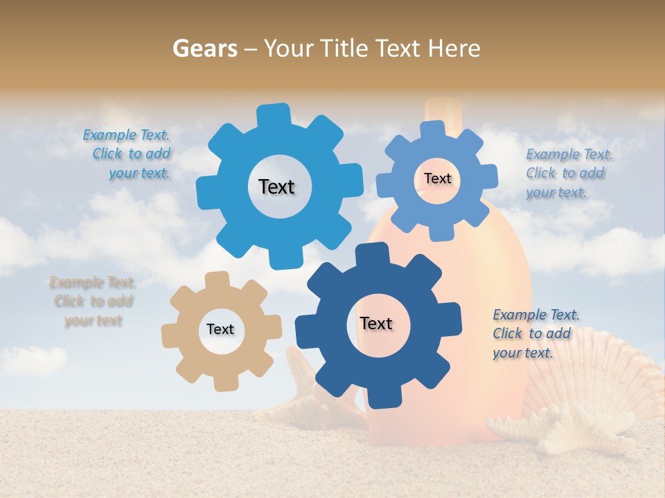 Sunscreen Cream Summer PowerPoint Template