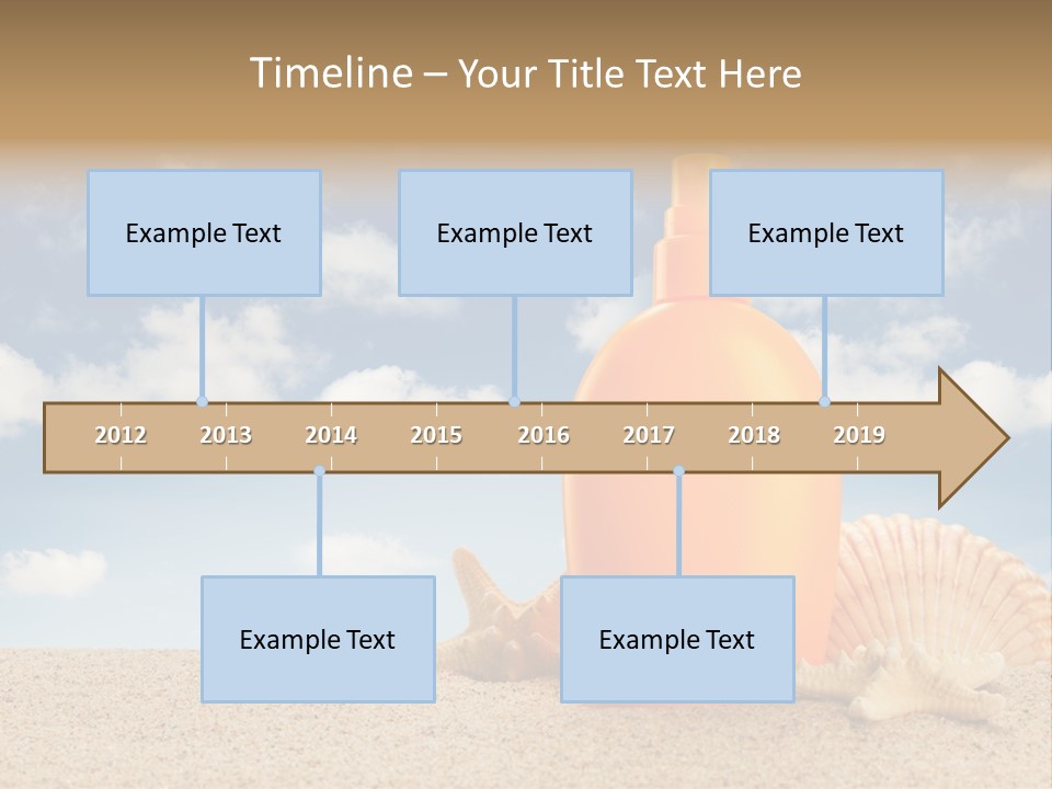 Sunscreen Cream Summer PowerPoint Template