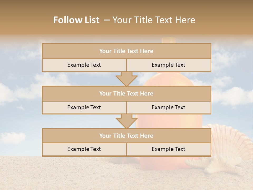 Sunscreen Cream Summer PowerPoint Template